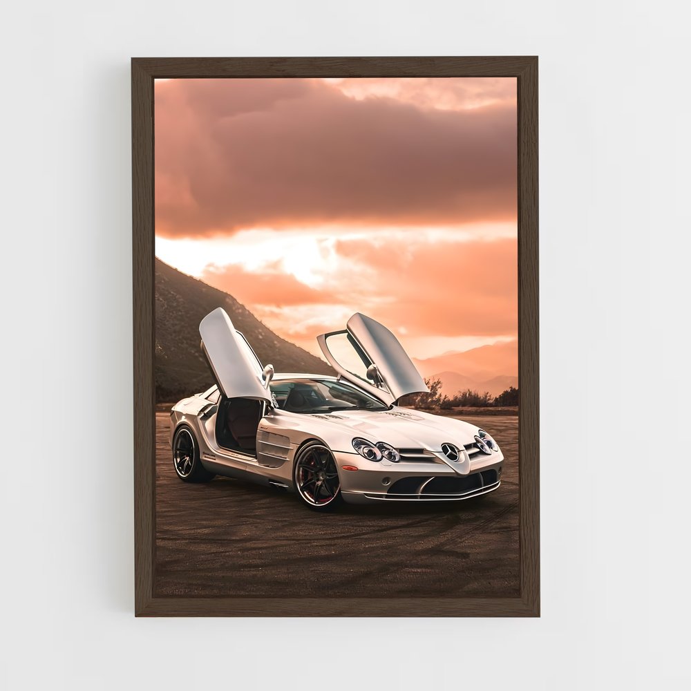 Poster Désert de Vitesse – affiche Mercedes (vue 5)